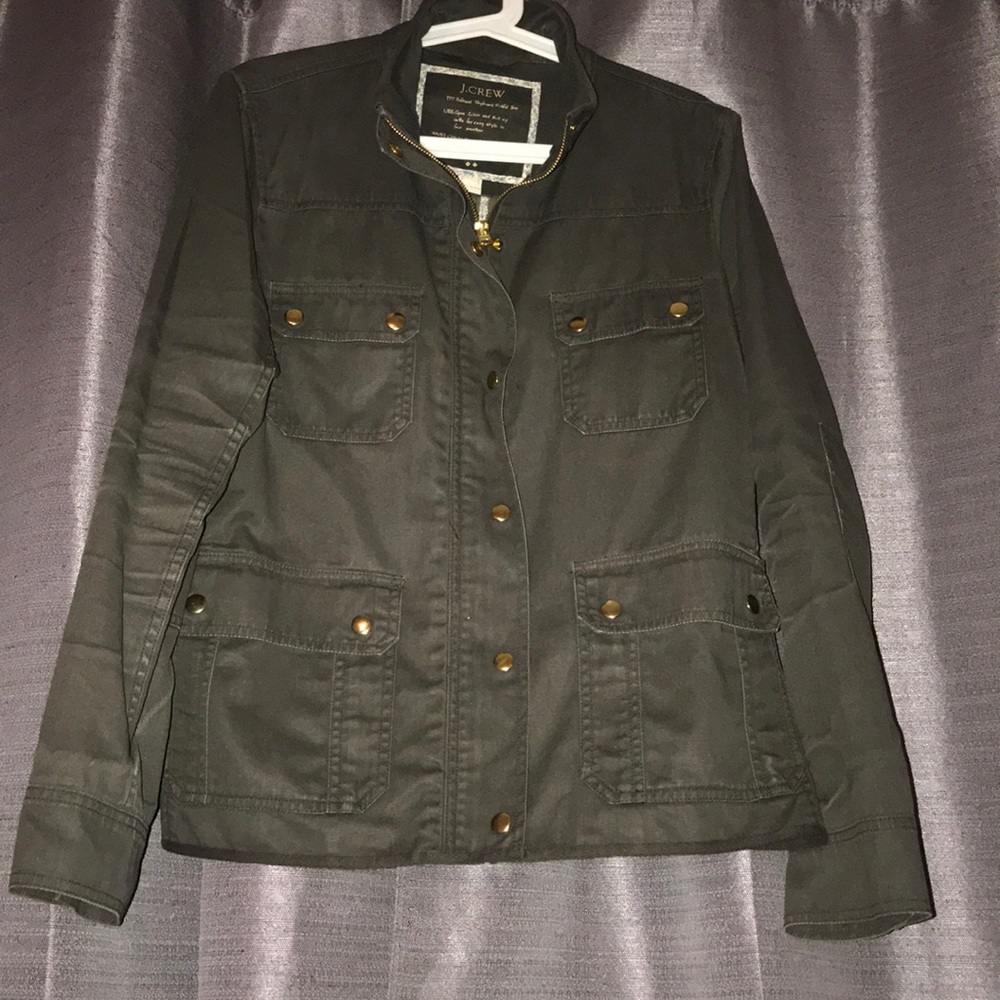 Women’s jcrew olive green field jacket